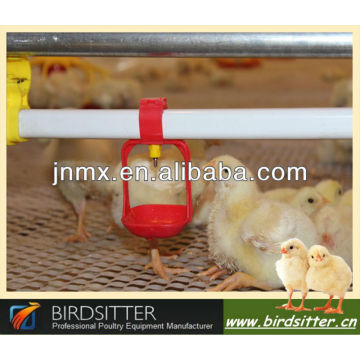 high quality automatic chicken nipple drinkers with feeder pan and round tube